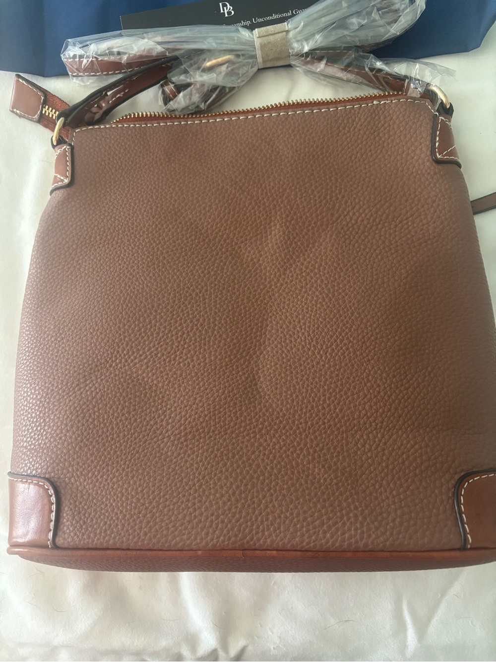 Dooney & Bourke Taupe crossbody bag NWT
